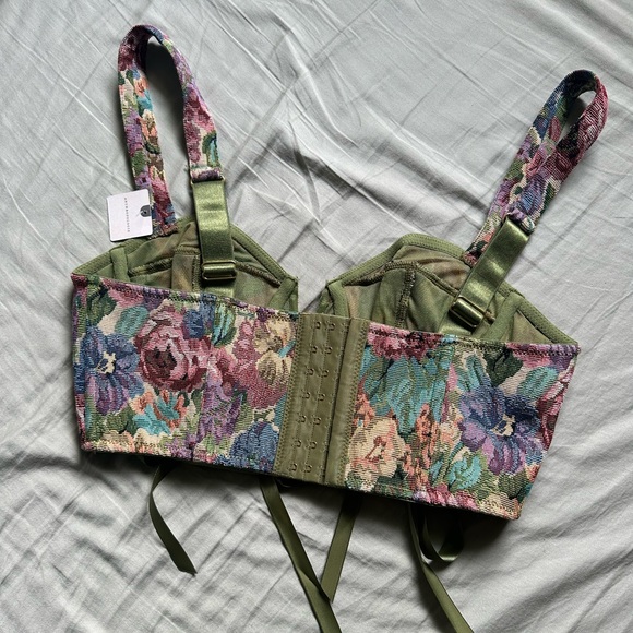 By Anthropologie Tapestry Corset NWT - Picture 6 of 8